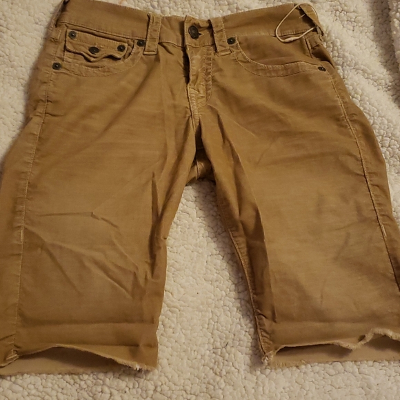NWOT True Religion cord shorts size 28 - Picture 4 of 8